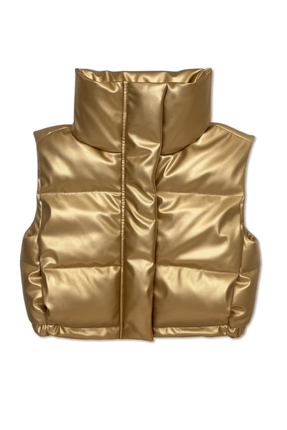 TWEEN JENNY PU PUFFER VEST