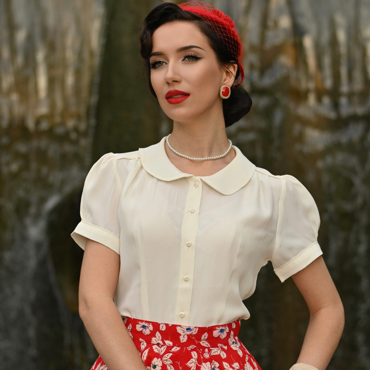 Jive Blouse in Cream
