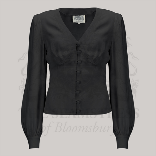 Jay Blouse in Liquorice Black