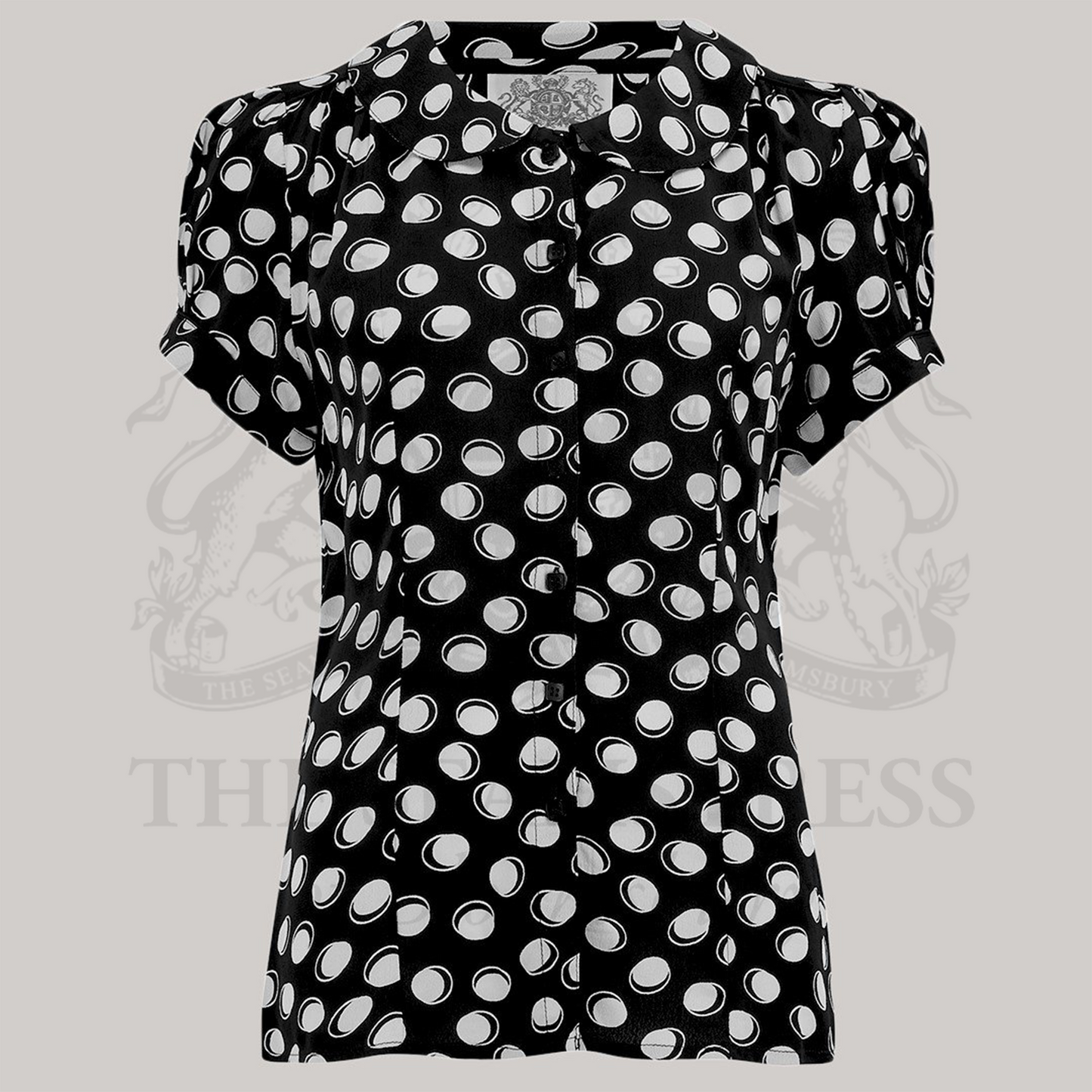 Jive Blouse in Black Moonshine