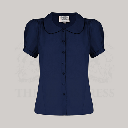 Jive Blouse in French Navy