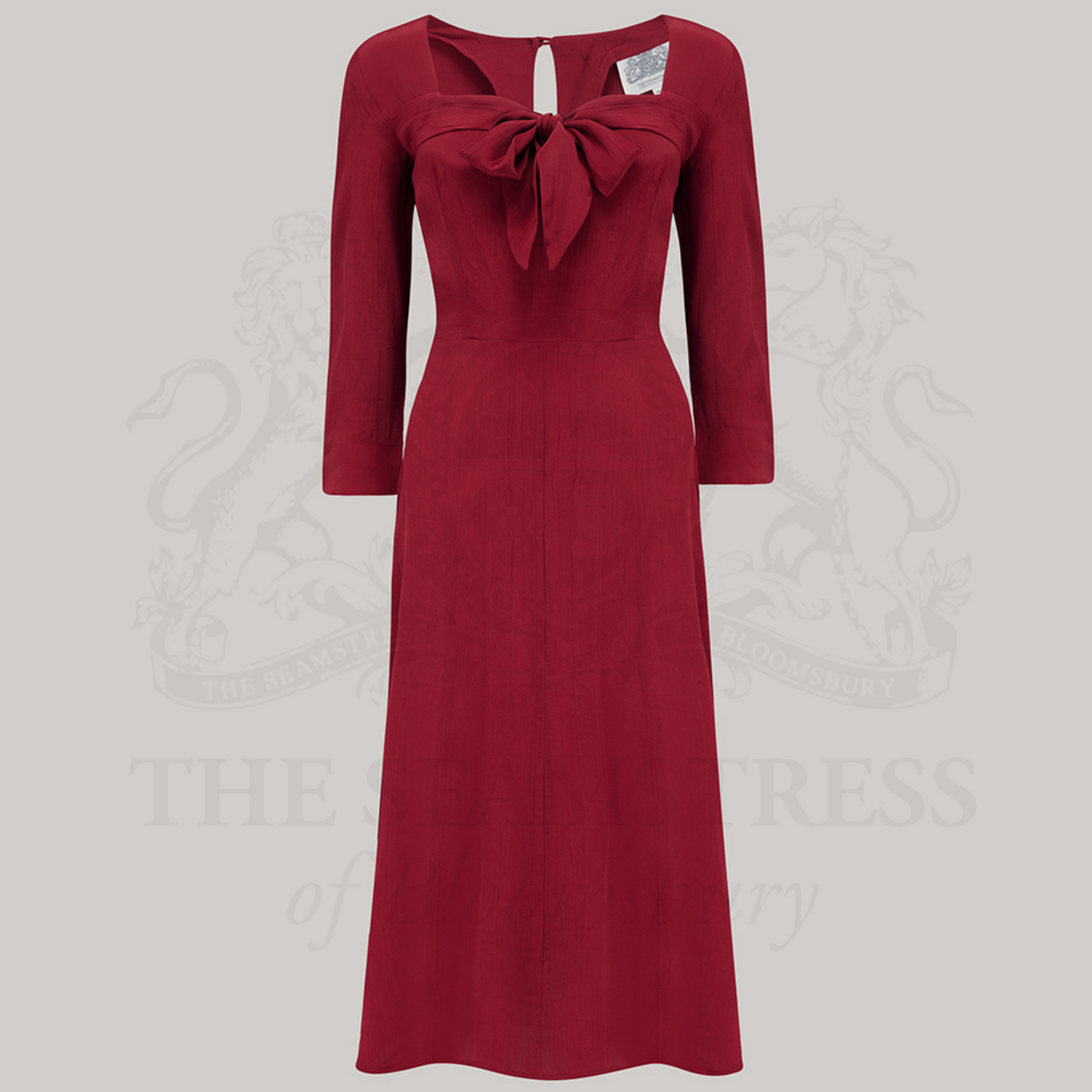 Joyce Dress in Windsor Wine