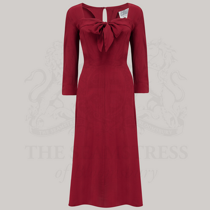 Joyce Dress in Windsor Wine