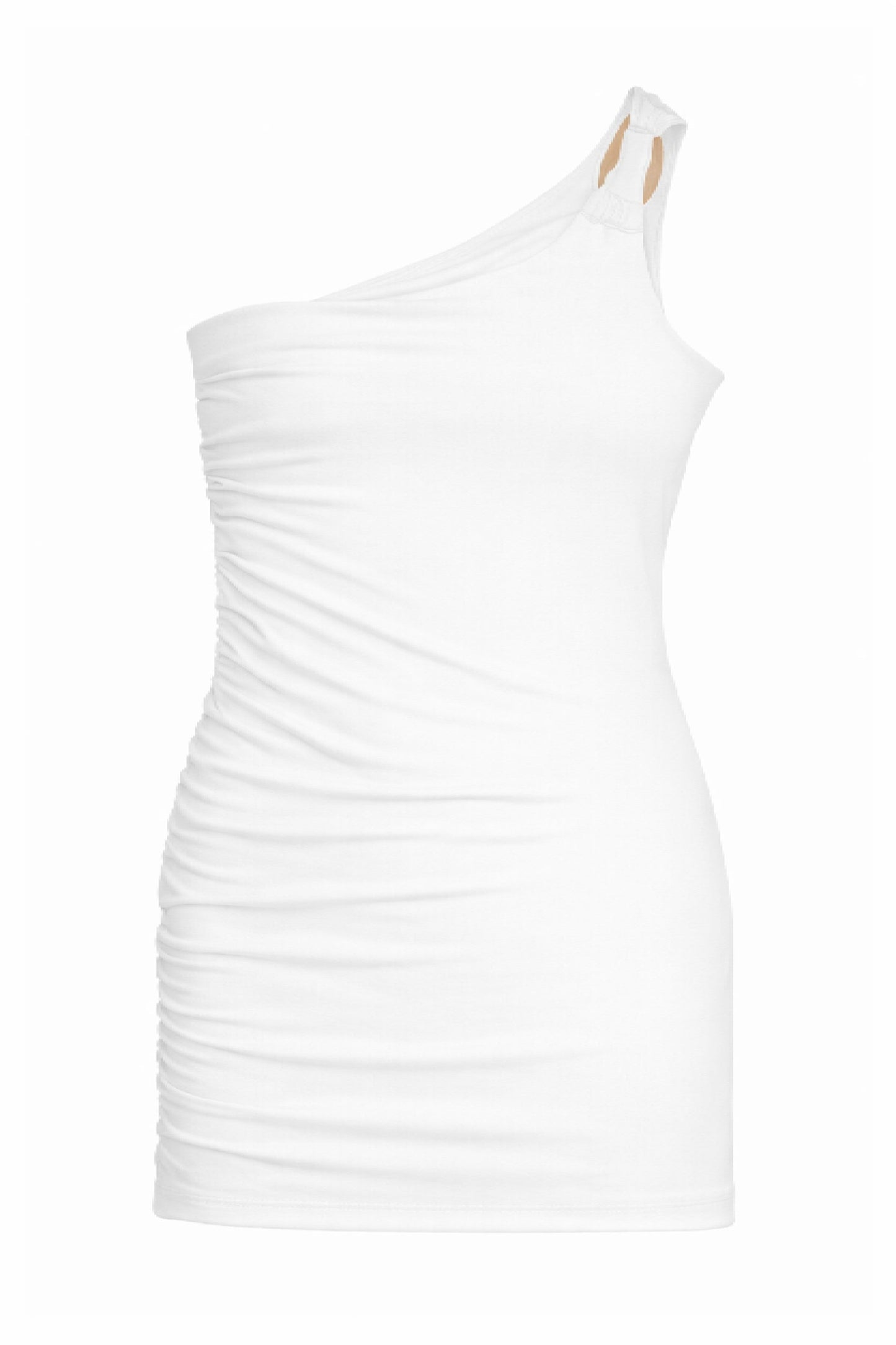 TWEEN KANNON ONE SHOULDER RUCHED DRESS