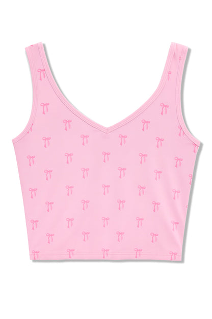 TWEEN KELSEY PRINTED ATHLETIC TANK