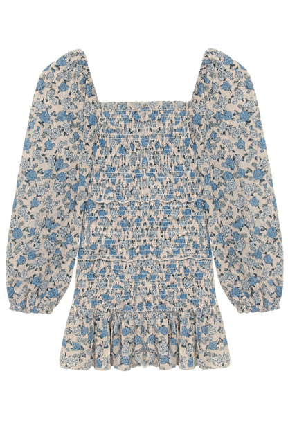 TWEEN LAILA PRINTED SHEER SLEEVE DRESS - FINAL SALE