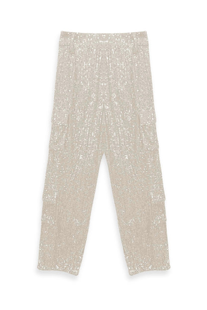 TWEEN LEVI FULL SEQUIN CARGO PANT - FINAL SALE
