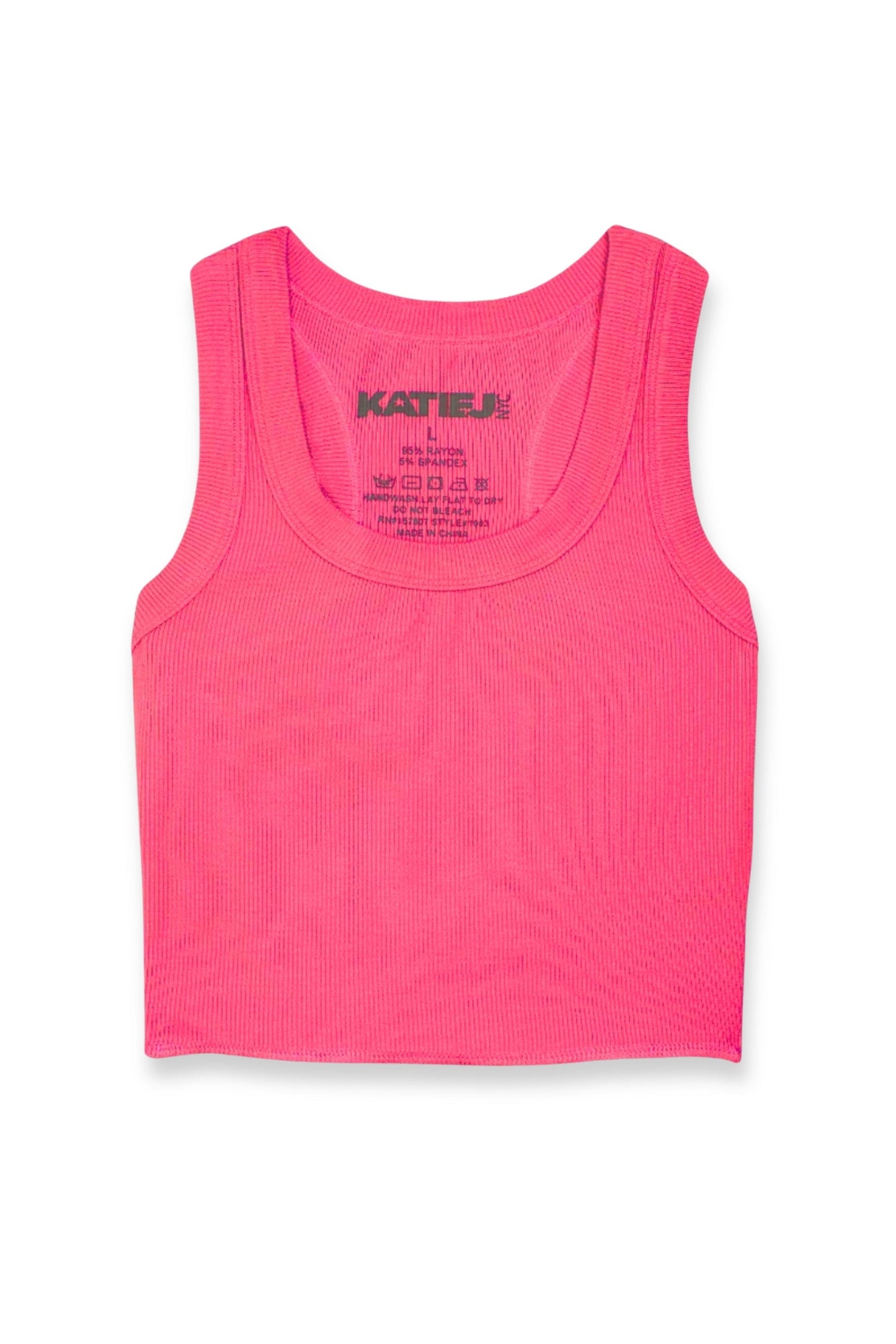 TWEEN LIVI RIBBED TANK SOLIDS - FINAL SALE