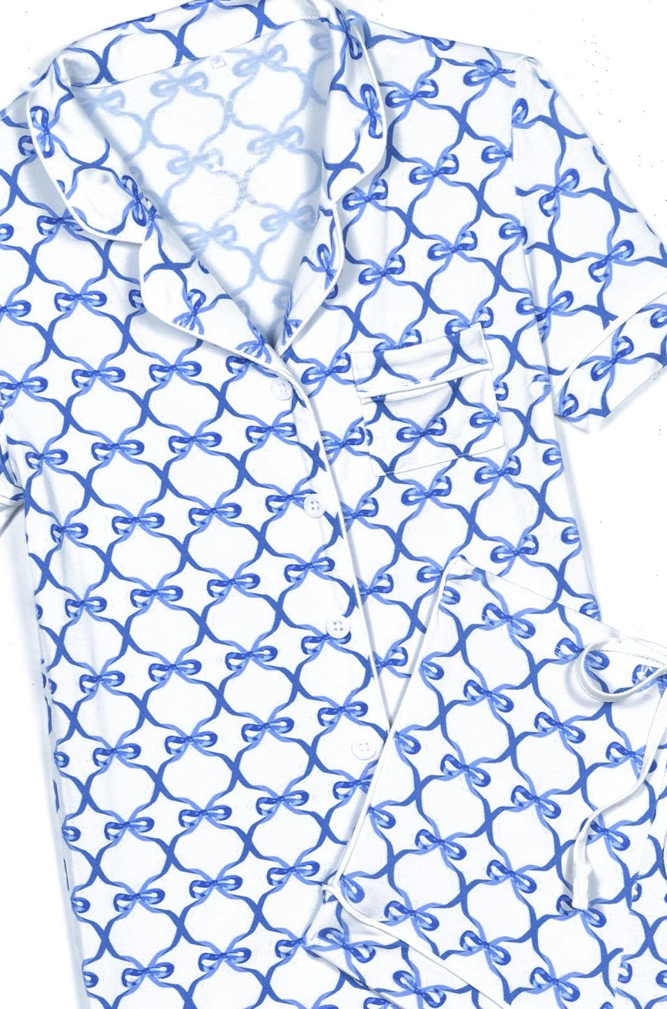 JUNIOR LYNN PRINTED SHORTS LOUNGE SET