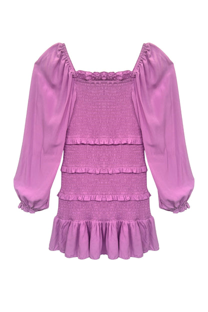 TWEEN LAILA LONG SLEEVE SOLID DRESS - FINAL SALE