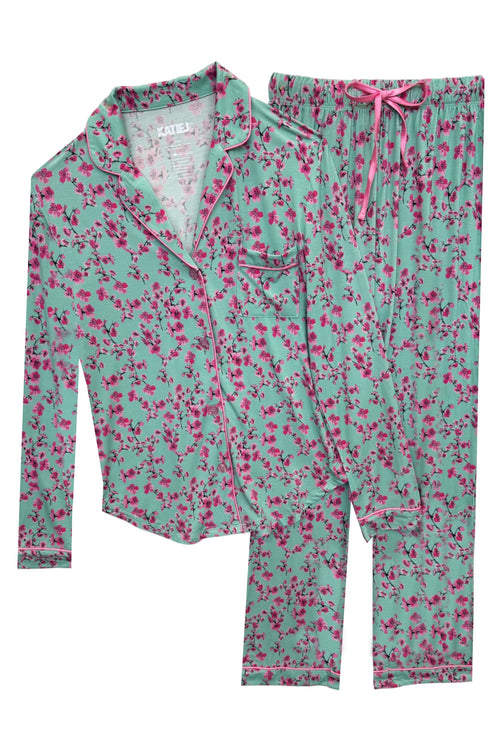 KATIEJ X ARIZONA ICED TEA JUNIOR MAIA PRINTED LOUNGE PANT SET