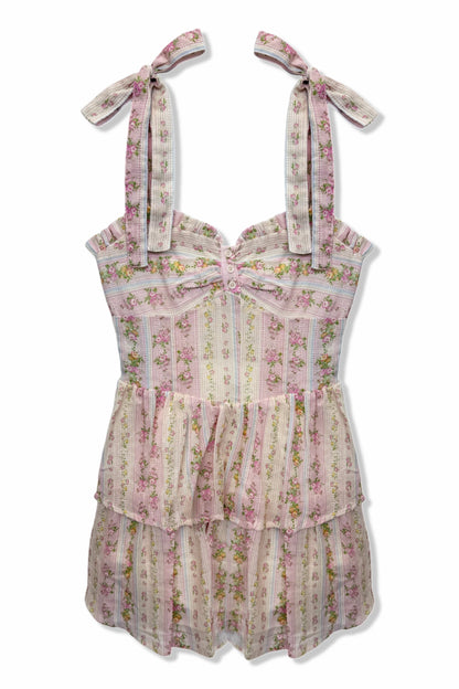 TWEEN MASON PRINT DRESS
