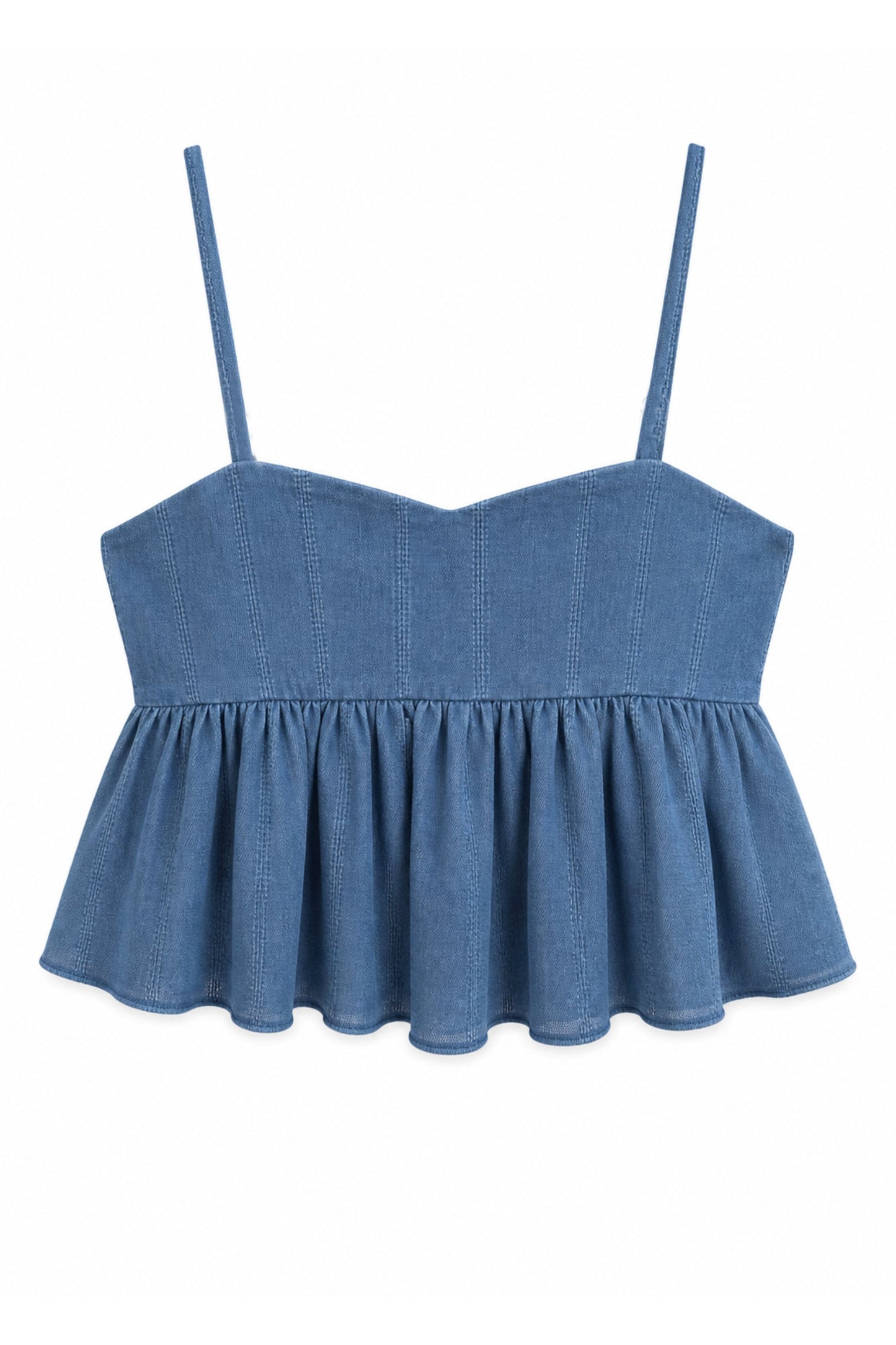 TWEEN MEENA SOLID CROP TOP