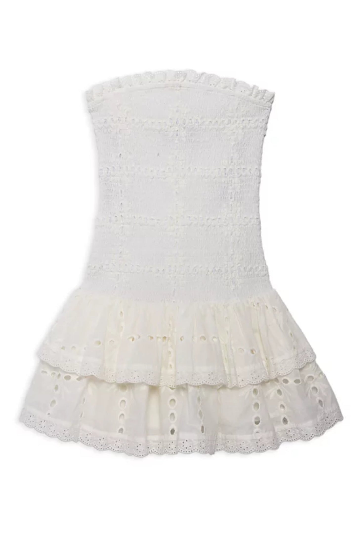 TWEEN MELINA SOLID DROP WAIST RUFFLE DRESS