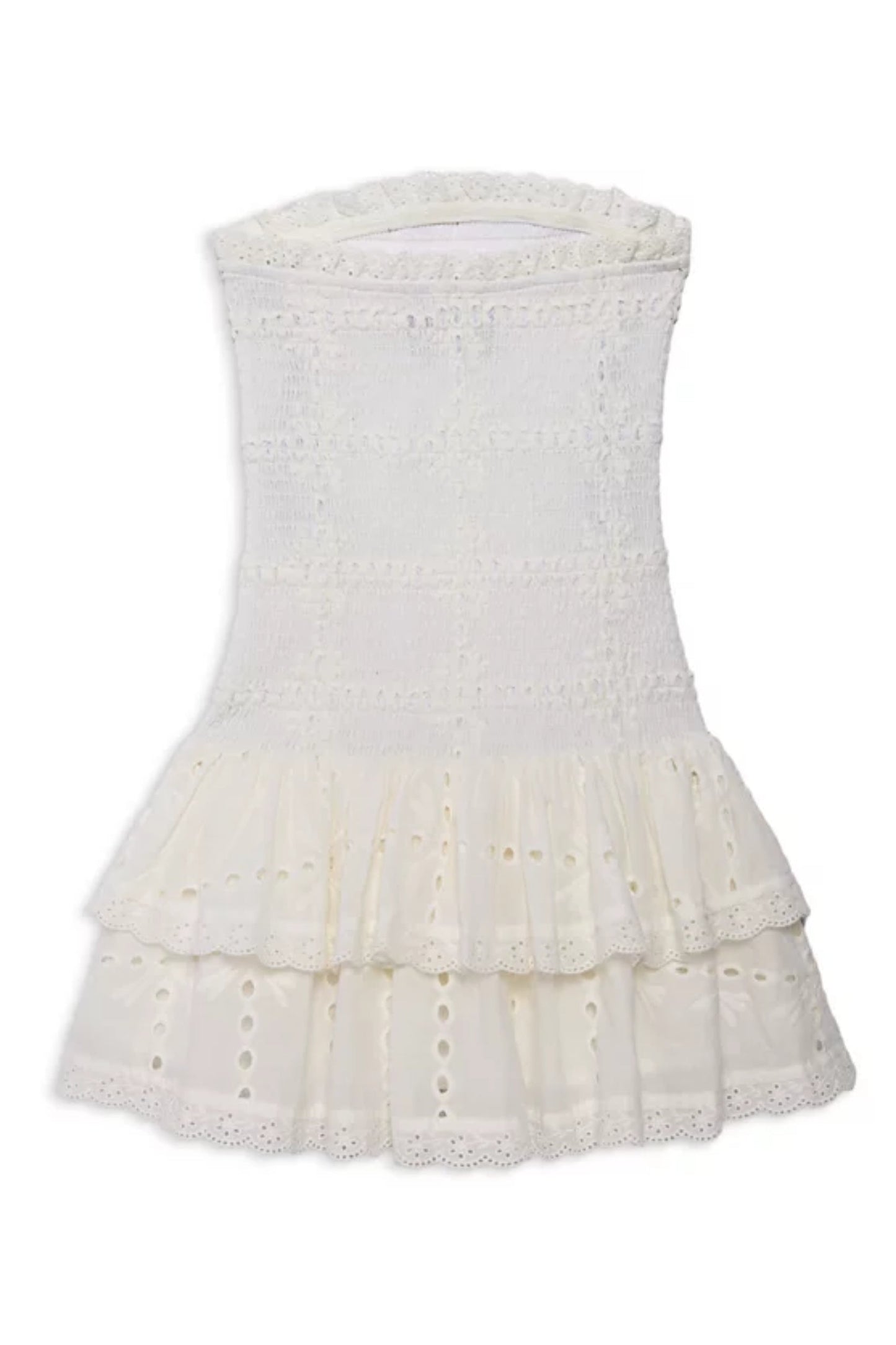 TWEEN MELINA SOLID DROP WAIST RUFFLE DRESS