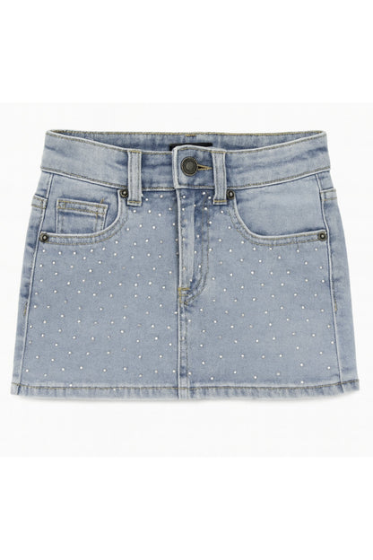 JUNIOR MIAMI DENIM MINI SKIRT