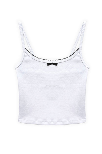 JUNIOR MIMI CAMI WITH CONTRAST BOW