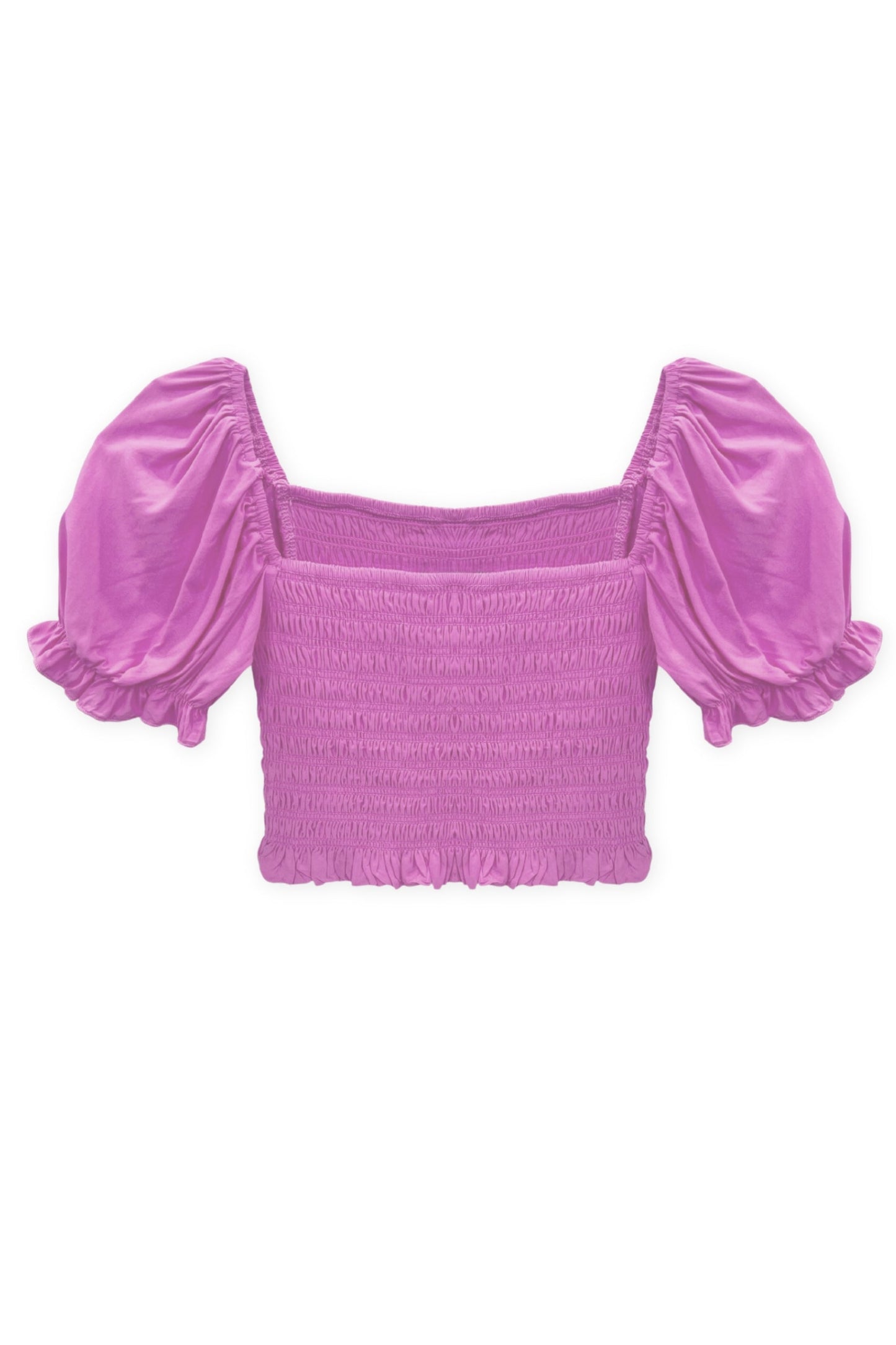 TWEEN MARLEE SOLID PUFF SLEEVE TOP - FINAL SALE