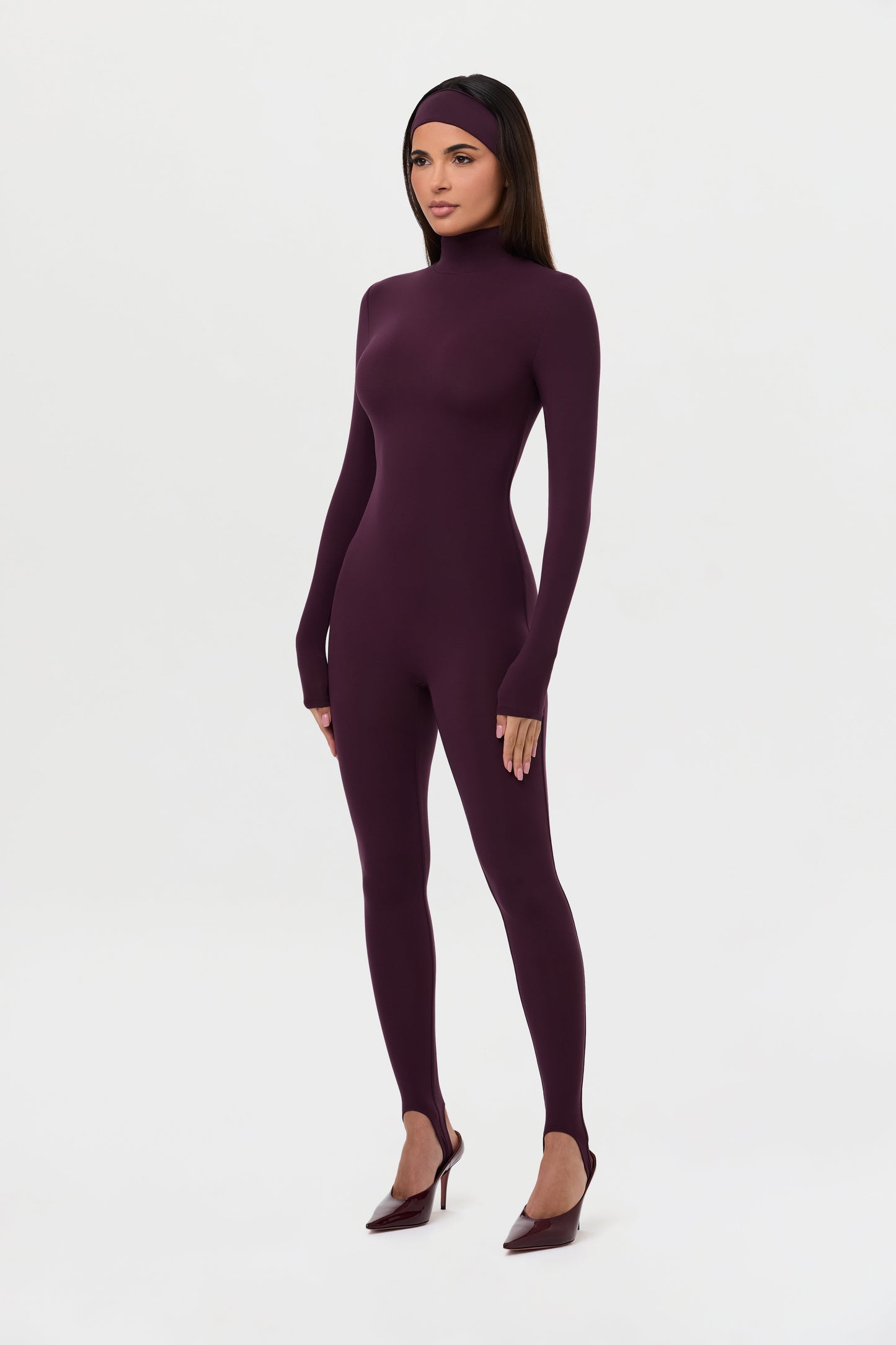 Naked Turtleneck Stirrup Jumpsuit Petite