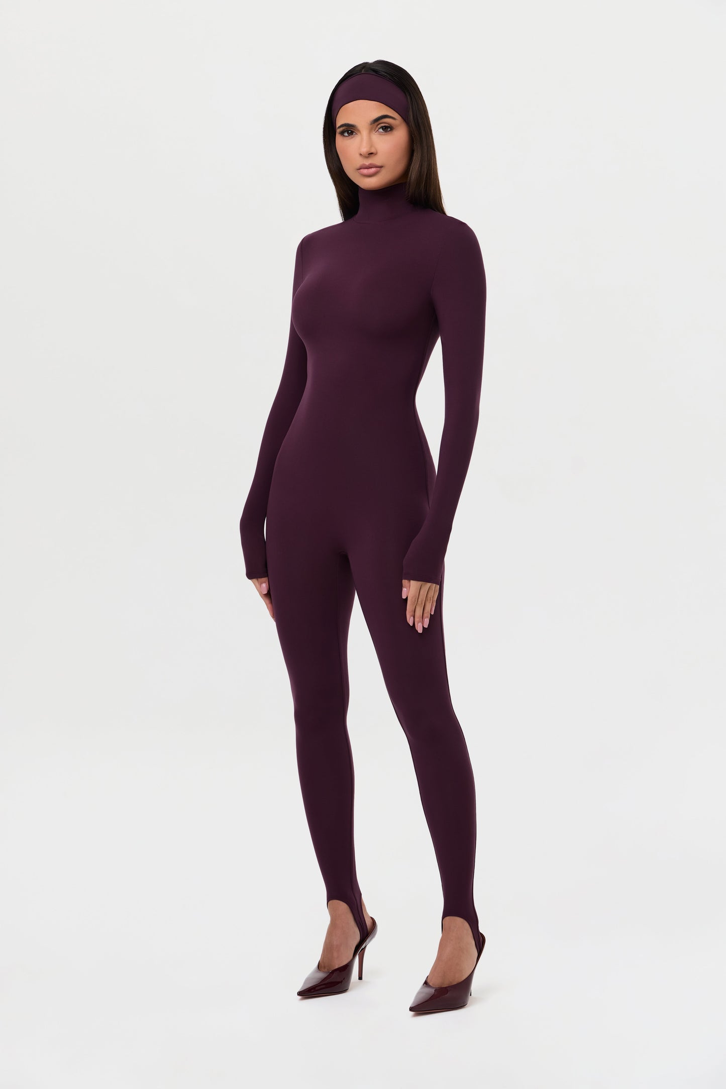 Naked Turtleneck Stirrup Jumpsuit Petite