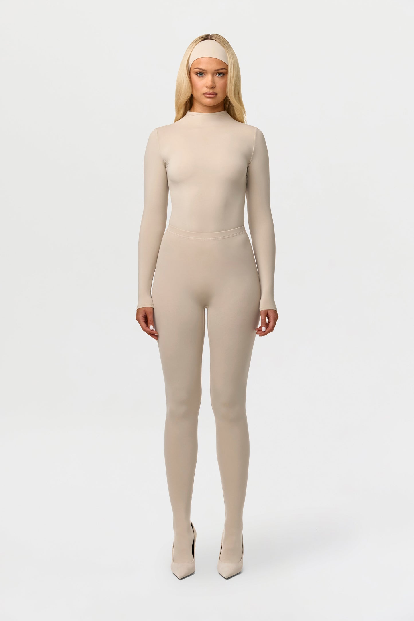 Naked Mock Neck Bodysuit