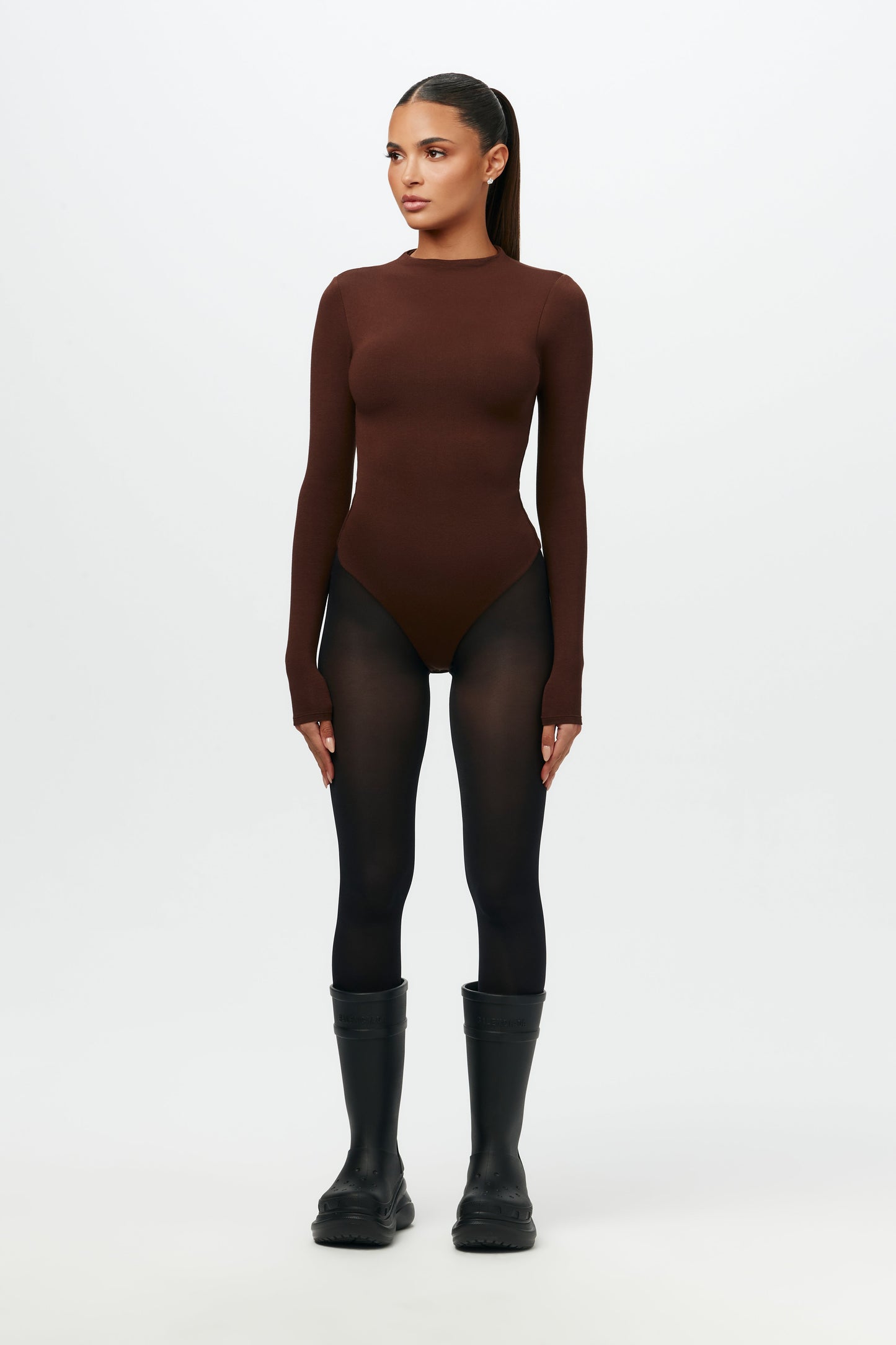 NW Sculpt Mock Neck Bodysuit