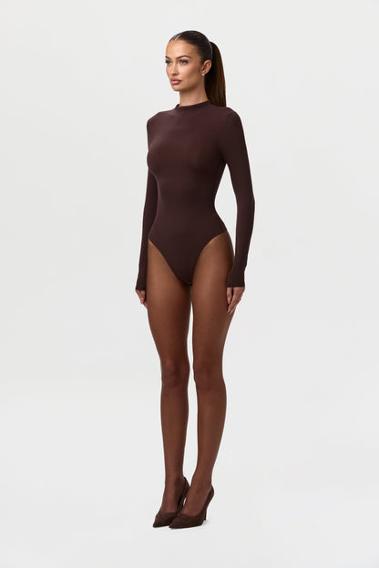 Naked Mock Neck Bodysuit