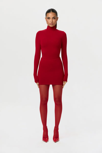 Butter Contour Mini Skirt