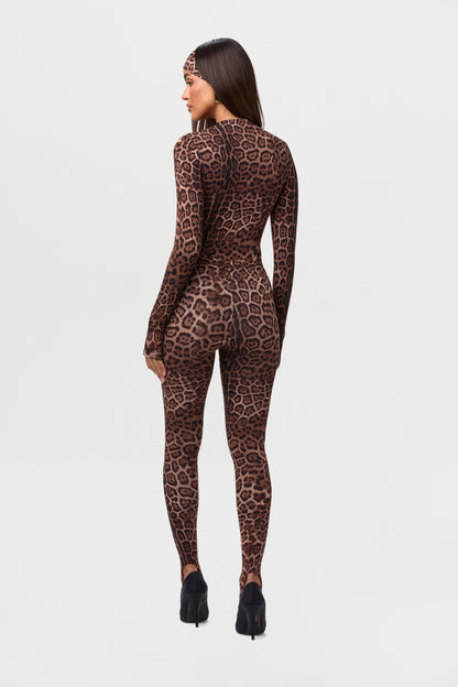 Naked Print Stirrup Legging Petite