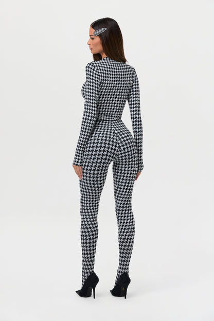 Naked Print Tights Petite