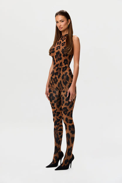 Naked Animal Print Tights
