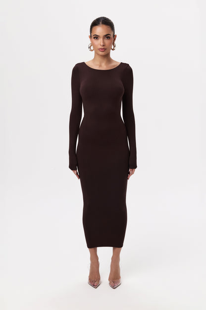 NW Open Back Midi Dress