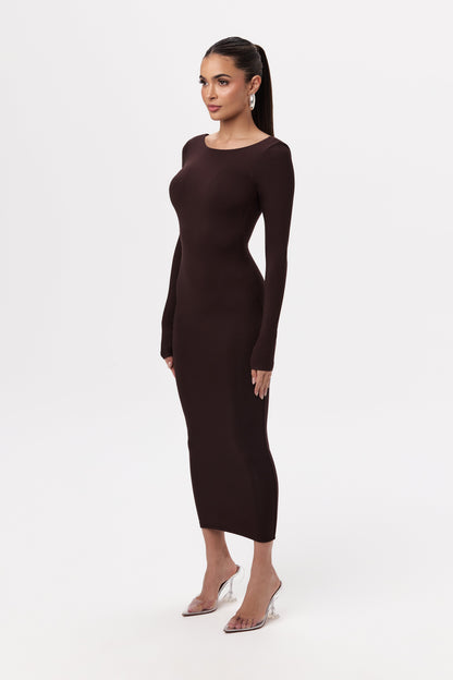 NW Open Back Midi Dress