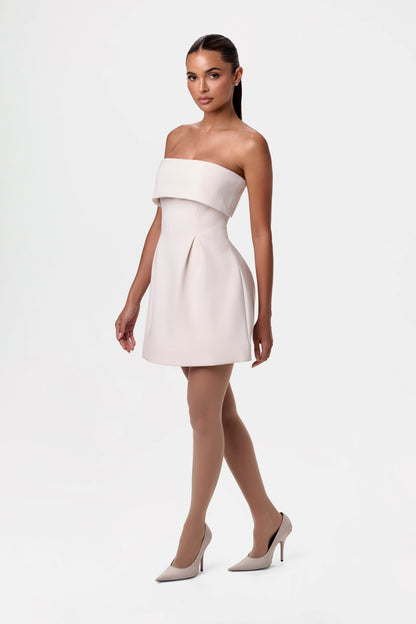 Suiting Tube A-Line Mini Dress