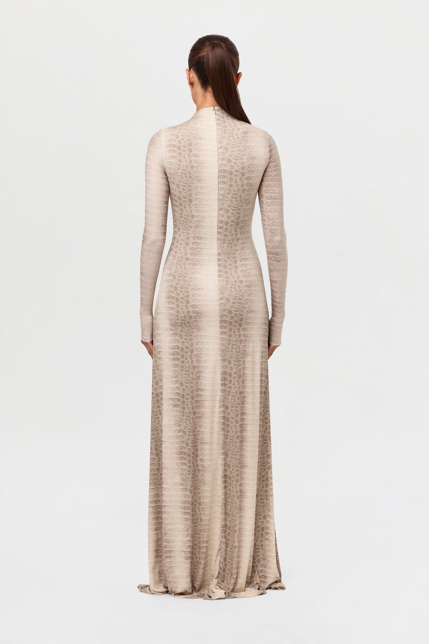 Naked Print Maxi Dress