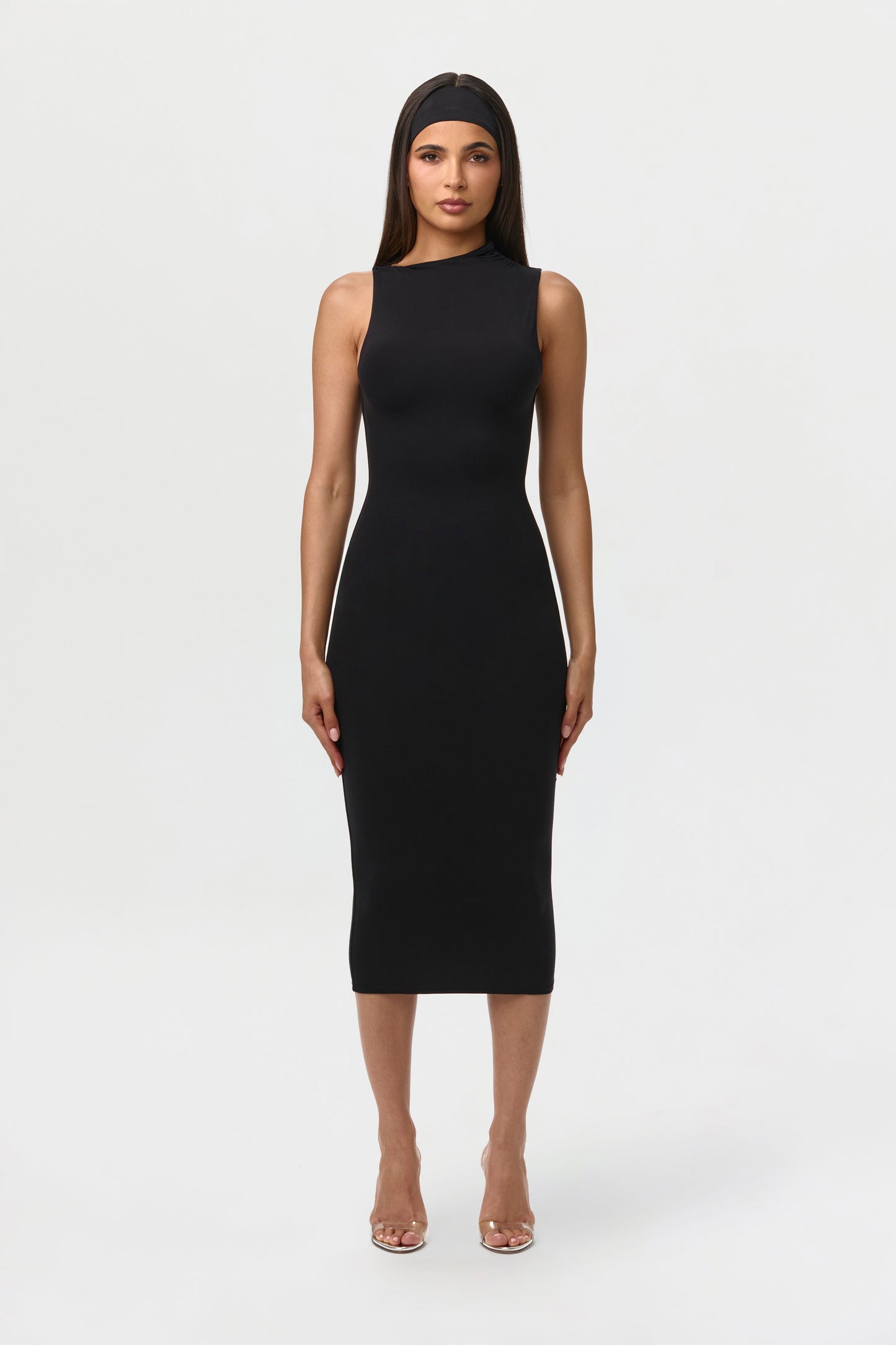 Naked Sleeveless Midi Dress