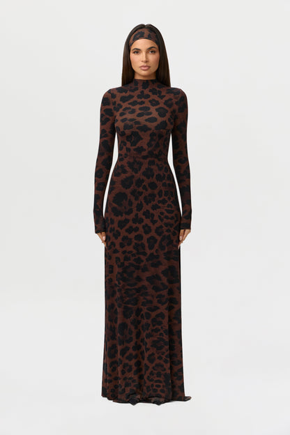 Naked Print Maxi Dress