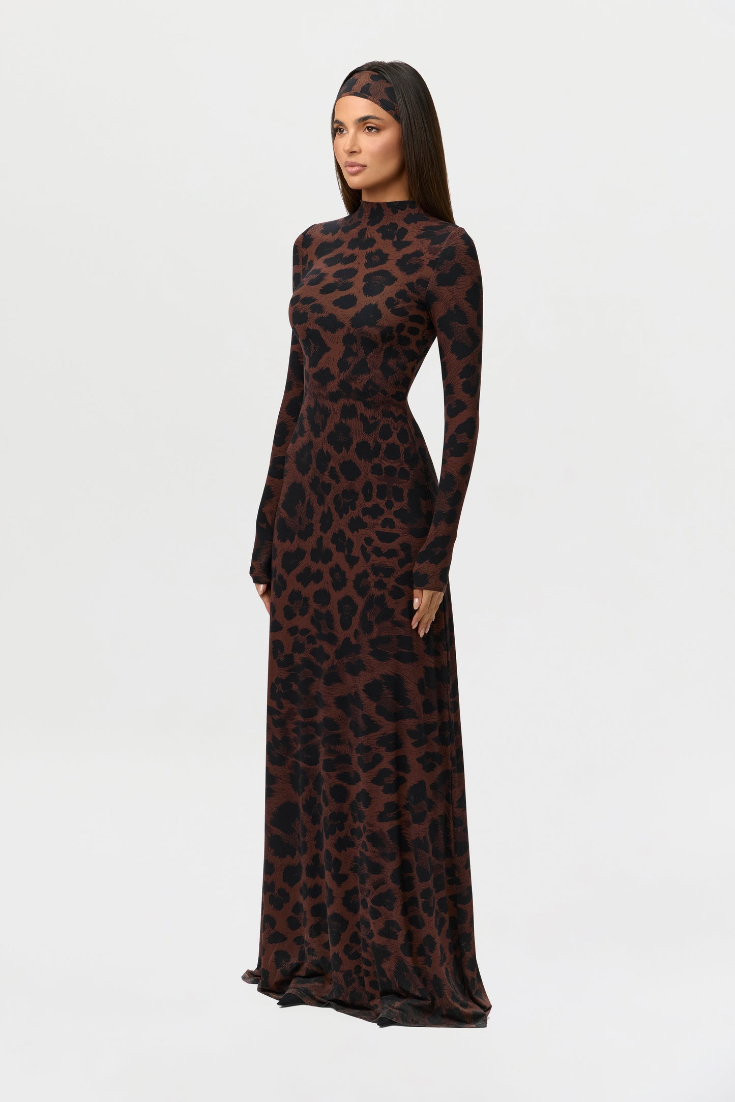 Naked Print Maxi Dress