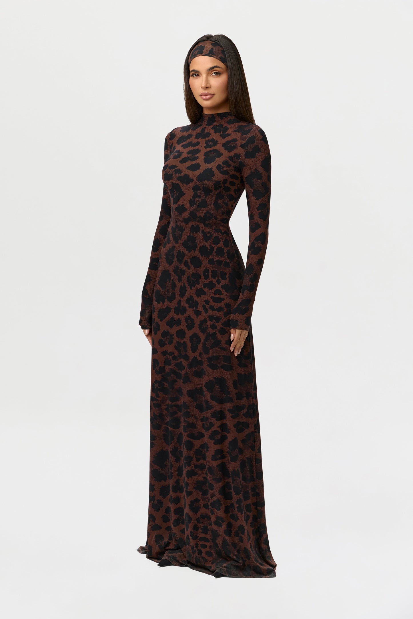 Naked Print Maxi Dress