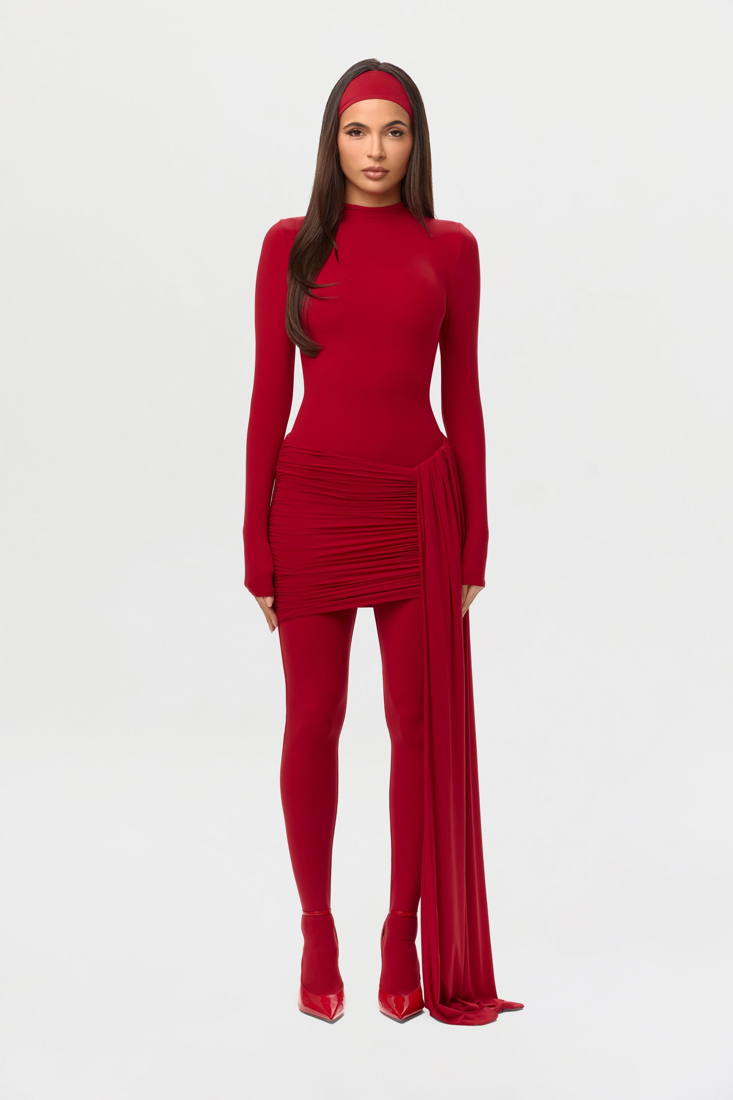 Naked Mock Neck Bodysuit