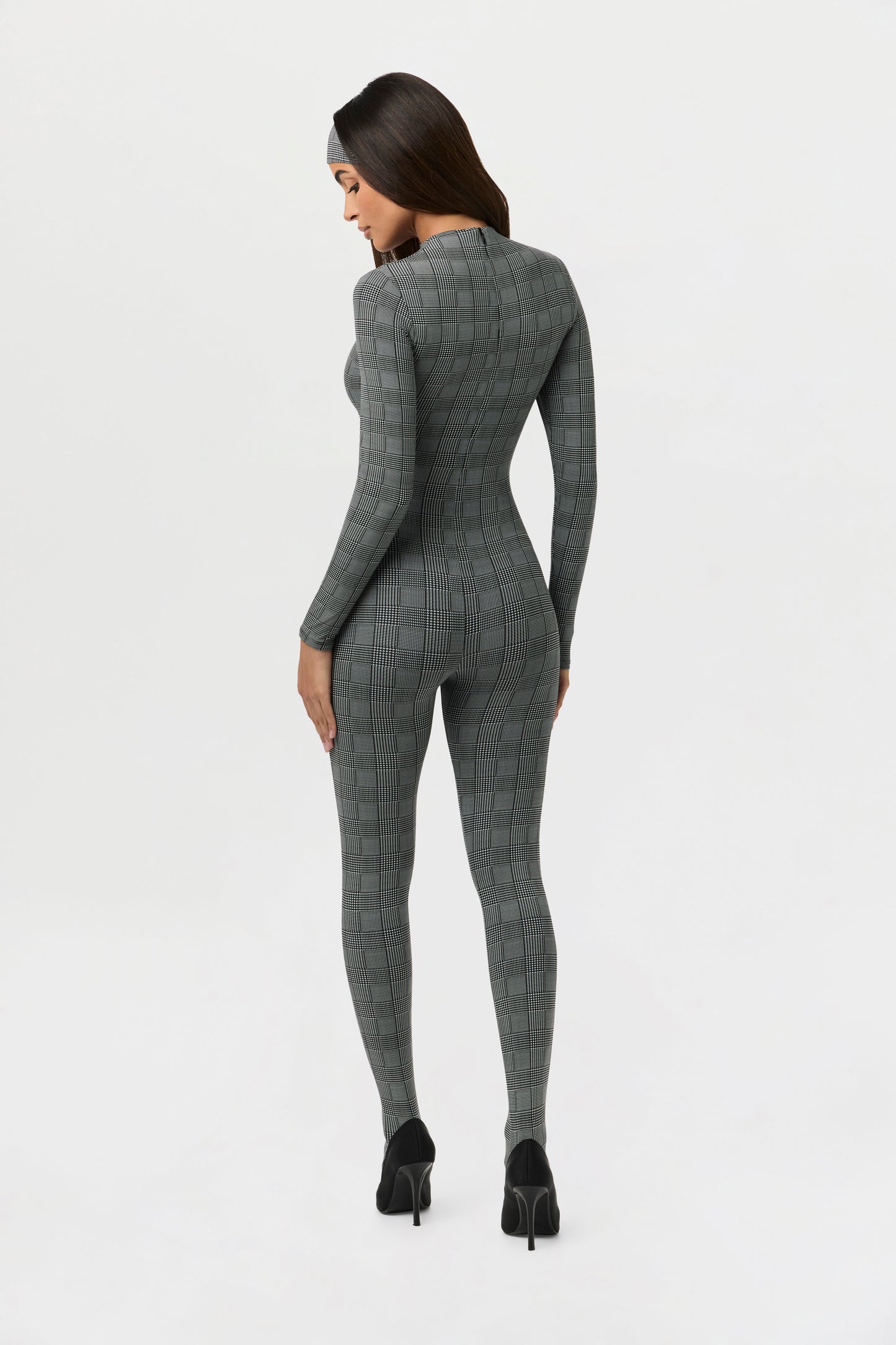 Naked Print Closed Toe Jumpsuit