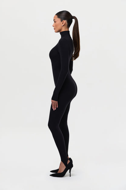 Naked Turtleneck Stirrup Jumpsuit Petite