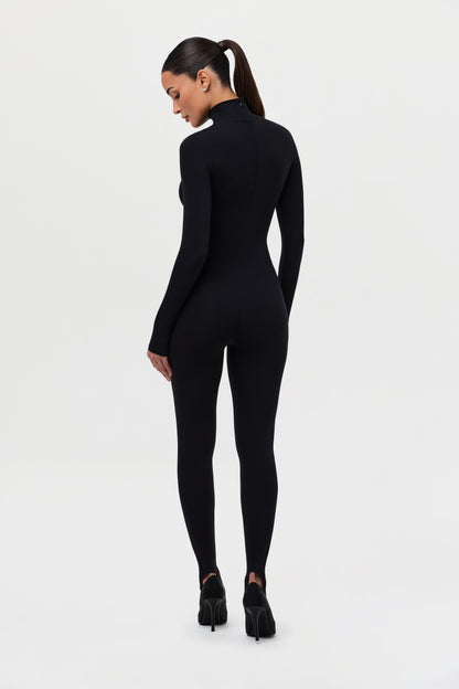Naked Turtleneck Stirrup Jumpsuit Petite