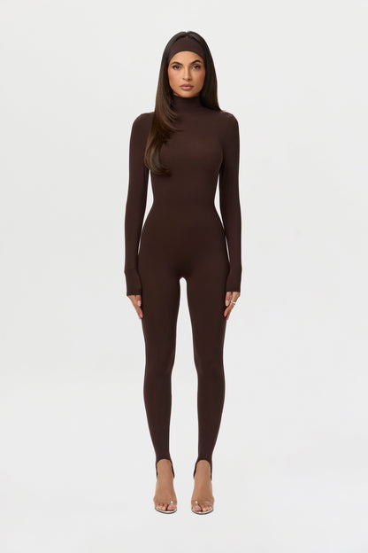 Naked Turtleneck Stirrup Jumpsuit Petite