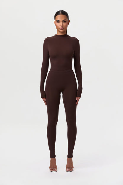 Naked Mock Neck Top