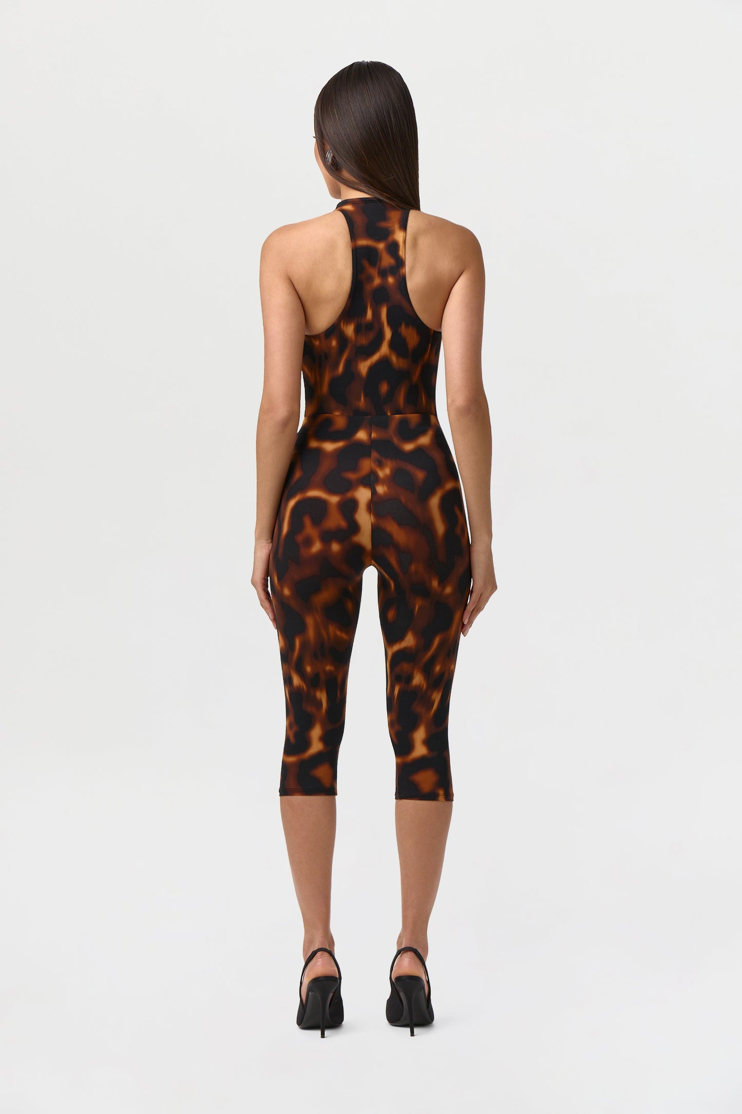Naked Print Capri Legging
