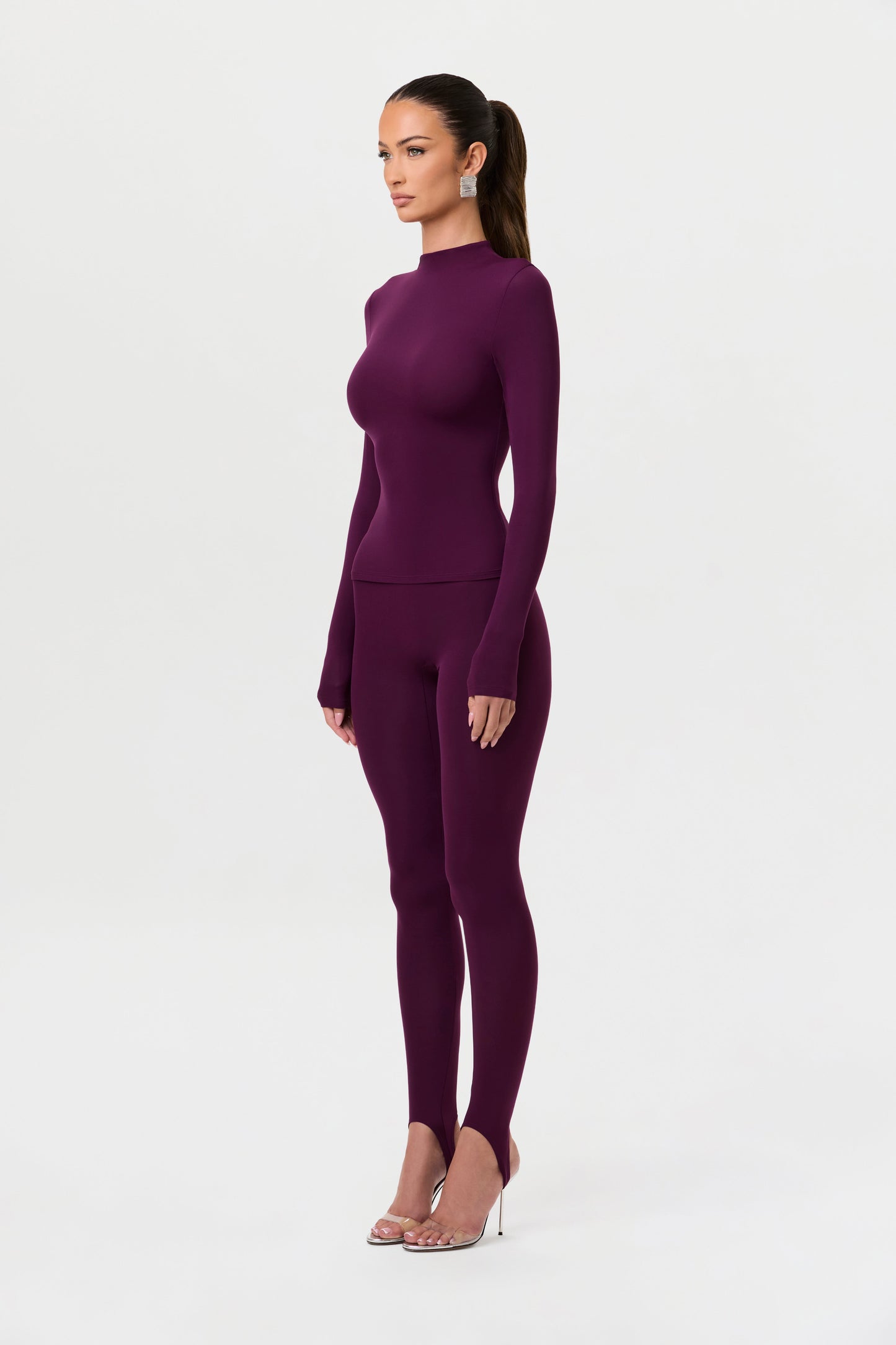 Naked Mock Neck Top