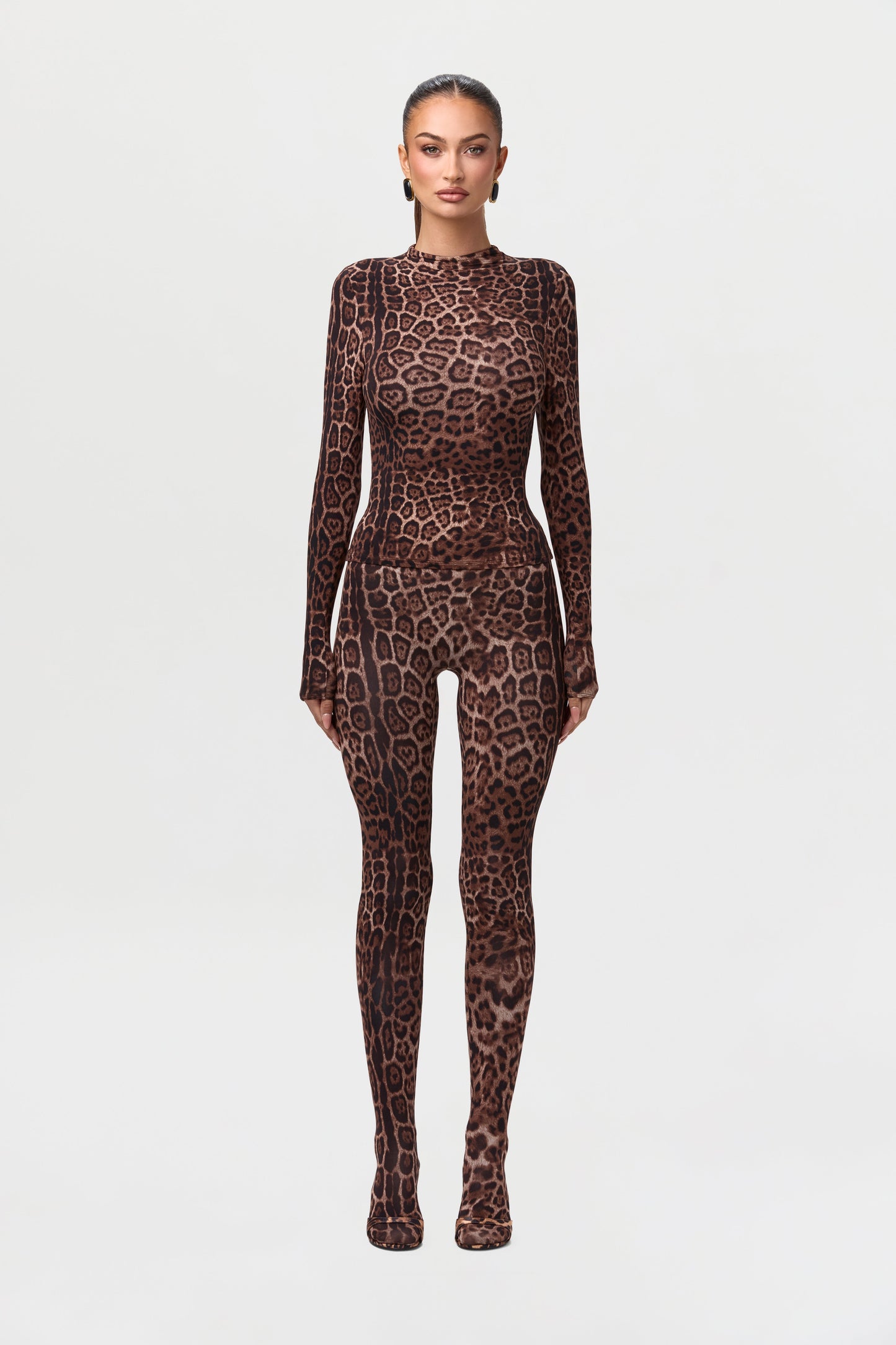 Naked Animal Print Tights
