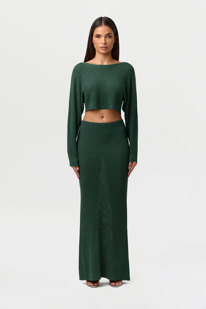 Ribbed Knit Crop Top