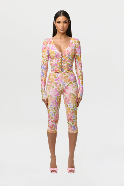 Naked Print Capri Legging